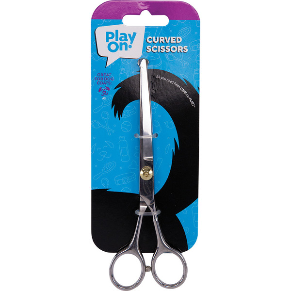 Play On Dog Grooming Curved Shears