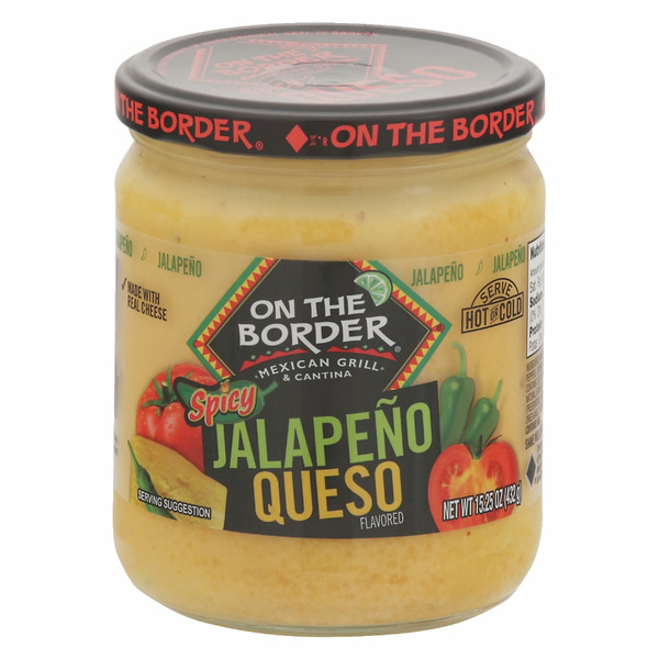 Kroger On The Border Jalapeno, Queso Flavored, Spicy SameDay Delivery