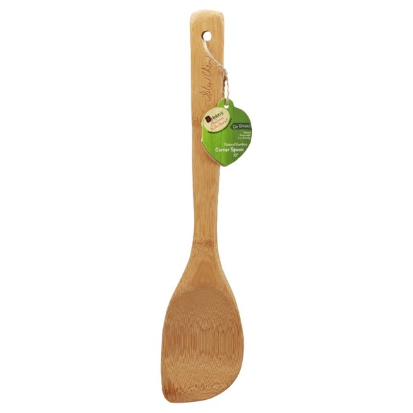 Helens Asian Kitchen Spoon Corner Natural Bamboo 12 Inch 1