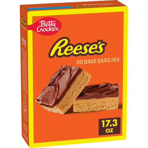 Betty Crocker REESE'S Peanut Butter No Bake Bars Mix With Frosting