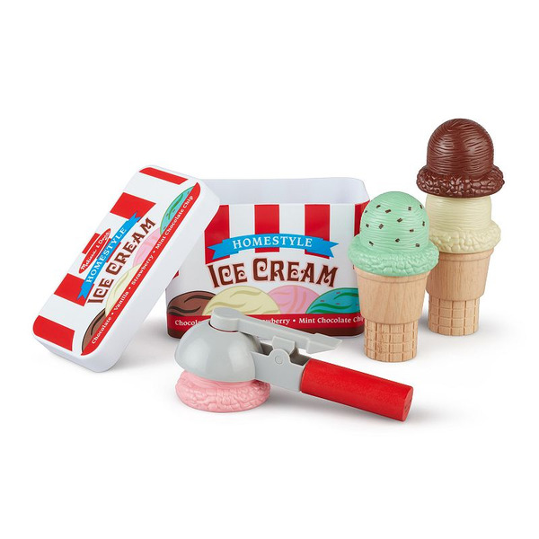 Melissa & Doug Playset, Ice Cream Cone, Scoop & Stack