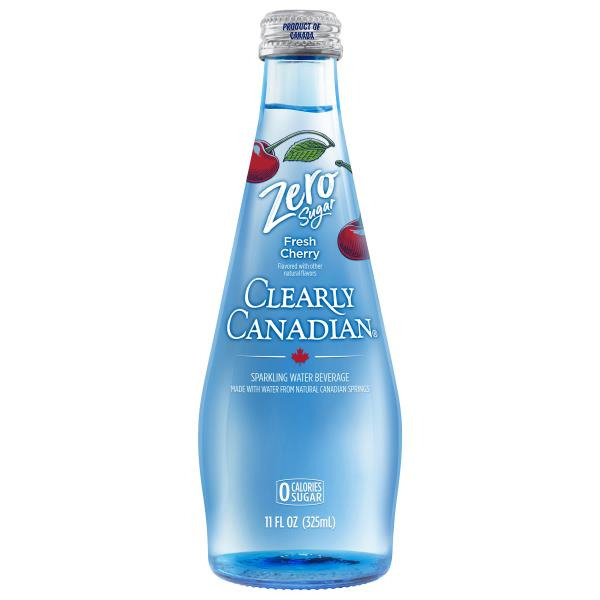 Clearly Canadian Sparkling Water Beverage, Zero Sugar, Fresh