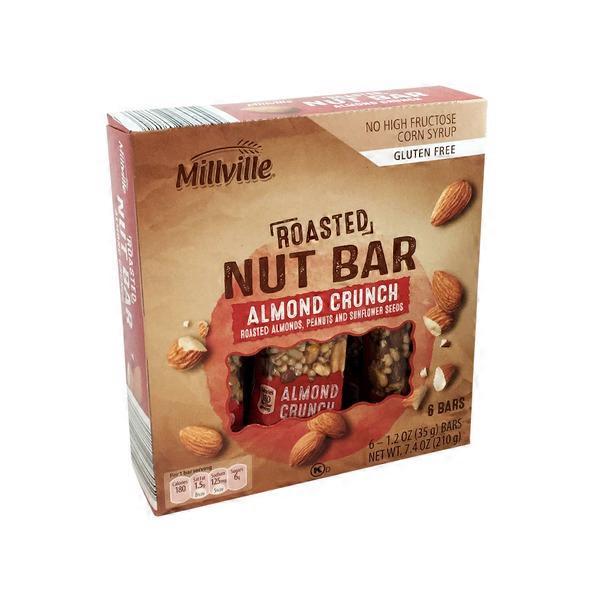 Millville Almond Roasted Nut Crunch Bars (6 ct) from ALDI Instacart