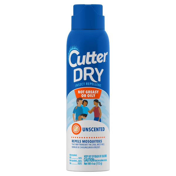 Cutter Insect Repellent, Unscented, Dry