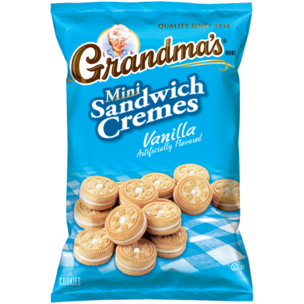 Grandma's - Mini Sandwich Vanilla Cremes - 24 Ct