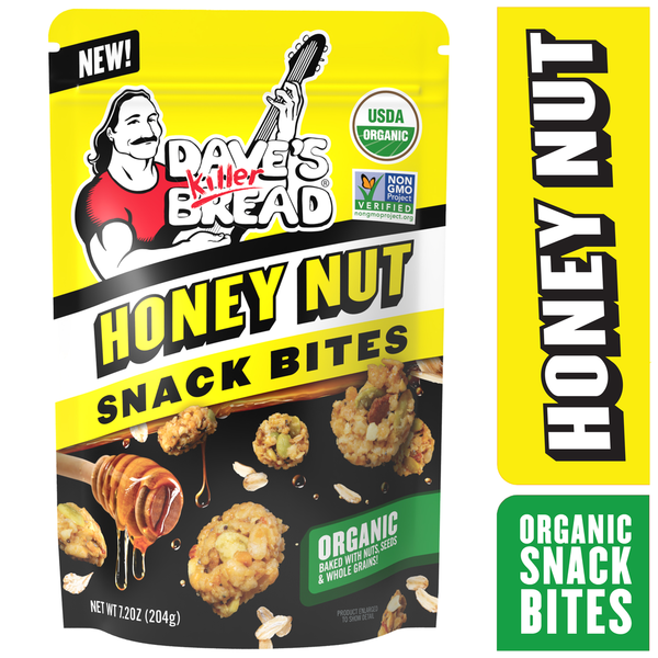 Dave's Killer Bread Heavenly Honey Nut Organic Snack Bites, Honey