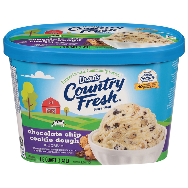Country Fresh Ice Cream, Chocolate Chip Cookie Dough