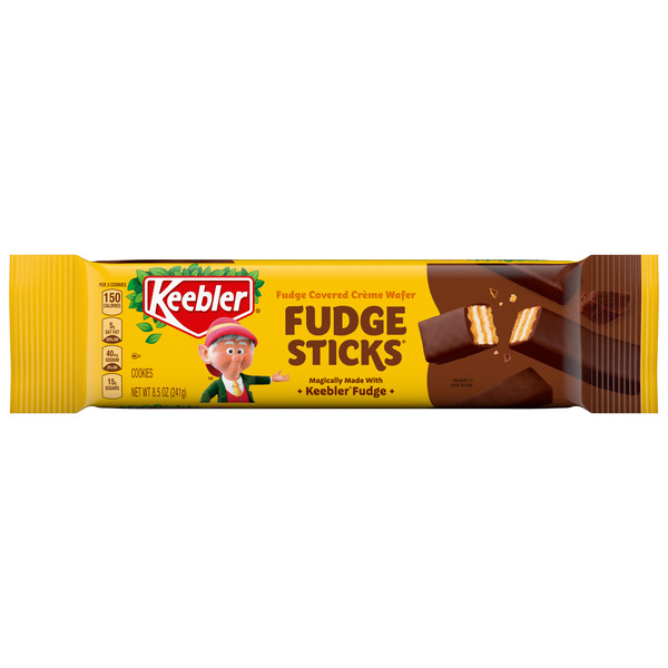 Keebler Fudge Sticks Fudge Covered Crème Wafer Cookies