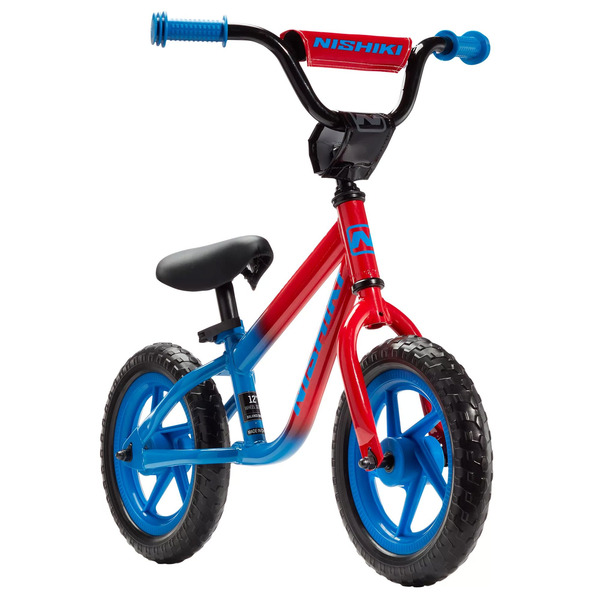 Nishiki Boys' Granada Balance Bike - Red & Blue