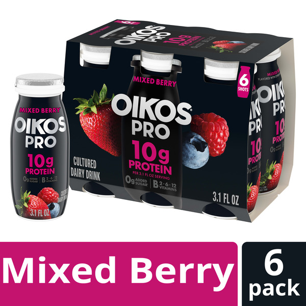 Oikos Pro Mixed Berry Dairy Drink Same-Day Delivery or Pickup