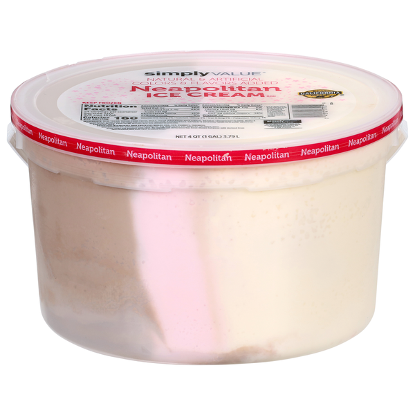 Simply Value Neapolitan Ice Cream