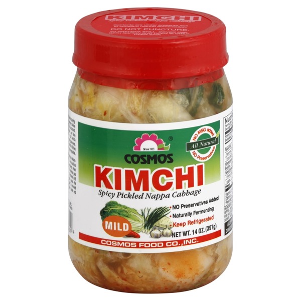 COSMOS Kimchi, Spicy Pickled Nappa Cabbage, Mild Same-Day Delivery