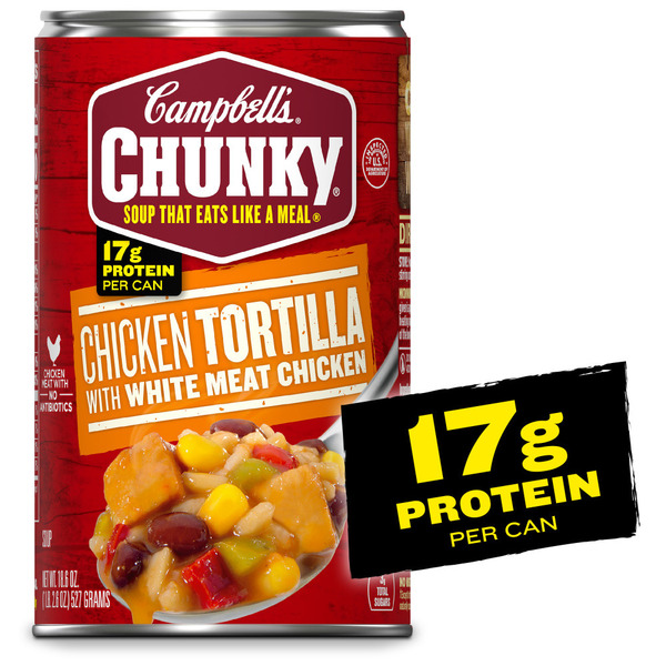 Campbell's Chicken Tortilla Soup with Grilled White Meat Chicken
