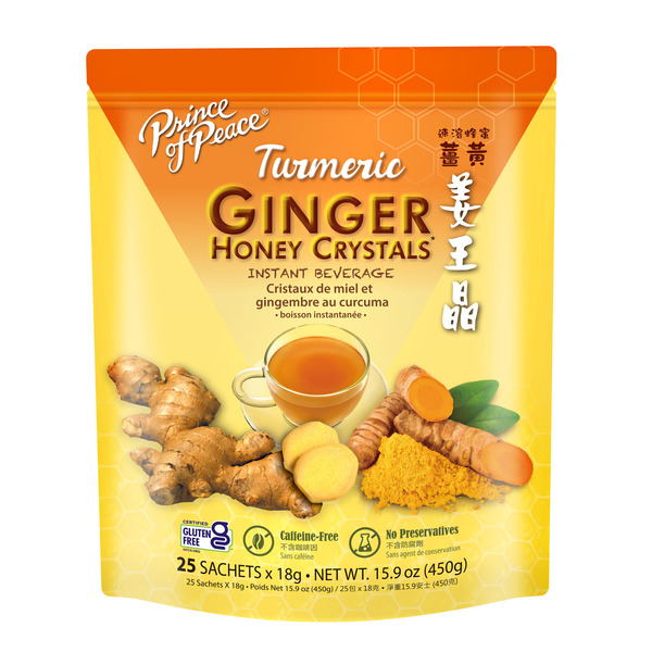 Prince of Peace Ginger Honey Crystals, Turmeric