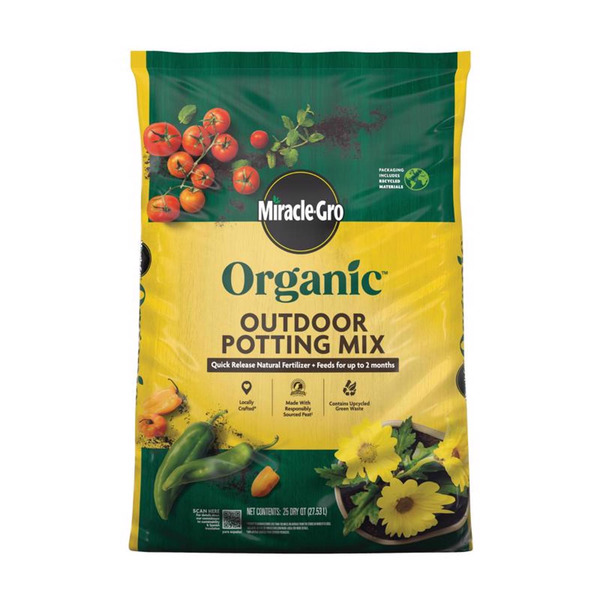 Miracle-Gro Organic Outdoor Potting Mix