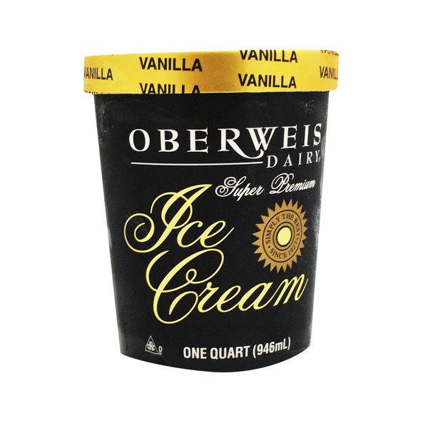 Oberweis Dairy Vanilla Ice Cream (32 oz) from Standard Market Instacart
