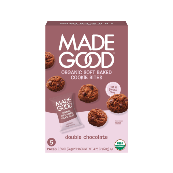 MadeGood Double Chocolate Soft Baked Cookies Same-Day Delivery or