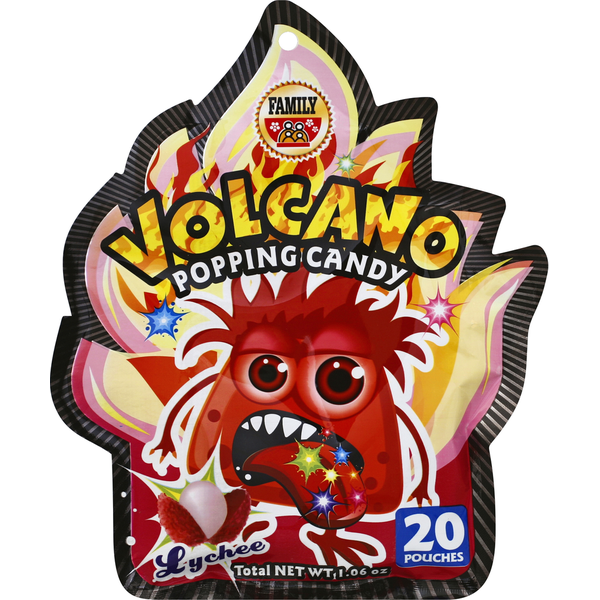 Family Popping Candy, Volcano, Lychee Same-Day Delivery | Grocery