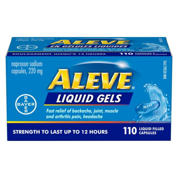 Aleve Arthritis Pain Relief Liquid Gels Same-Day Delivery | Rexall
