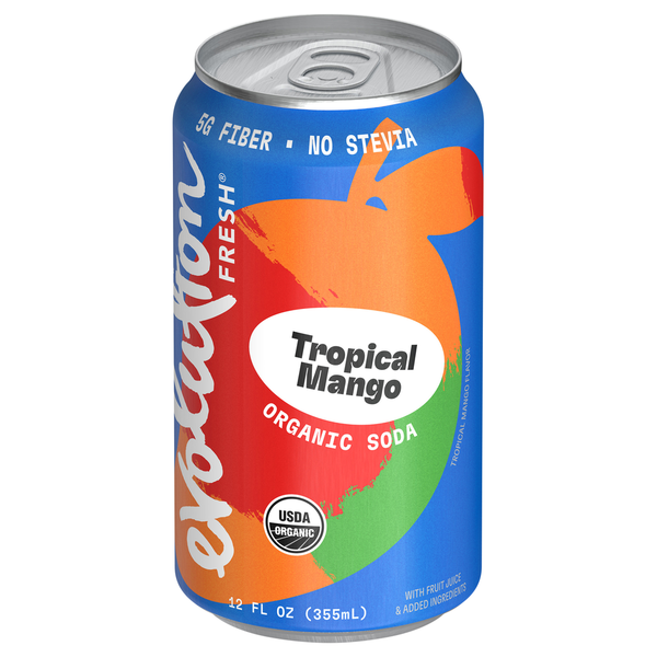 Evolution Fresh Organic Tropical Mango Soda Same-Day Delivery or