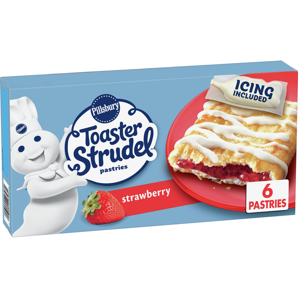 Pillsbury Strawberry Toaster Strudel Pastries