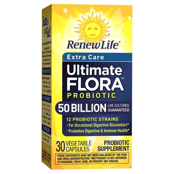 Renew Life Ultimate Flora Extra Care Probiotic 50 Billion (30 ct) from