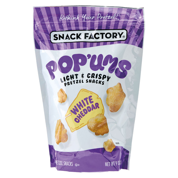 Snack Factory White cheddar Pop'ums