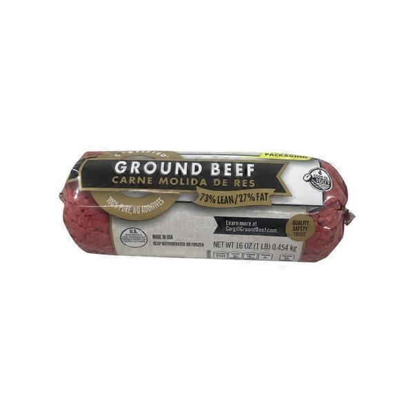 Cargill 73 Lean Ground Beef Chub (1 lb) Instacart