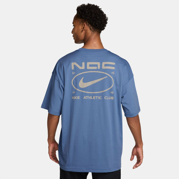 Nike Men's NAC Oversized Graphic T-Shirt, L - Indigo Storm