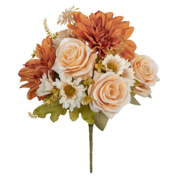 Ashland Cream Rose & Tan Dahlia Mix Bush