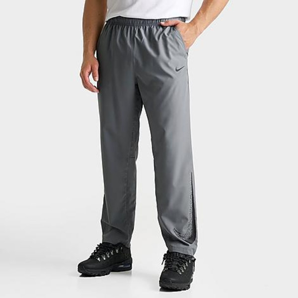 Nike Men's Dri-FIT Form Graphic Track Pants, L - Smoke Grey