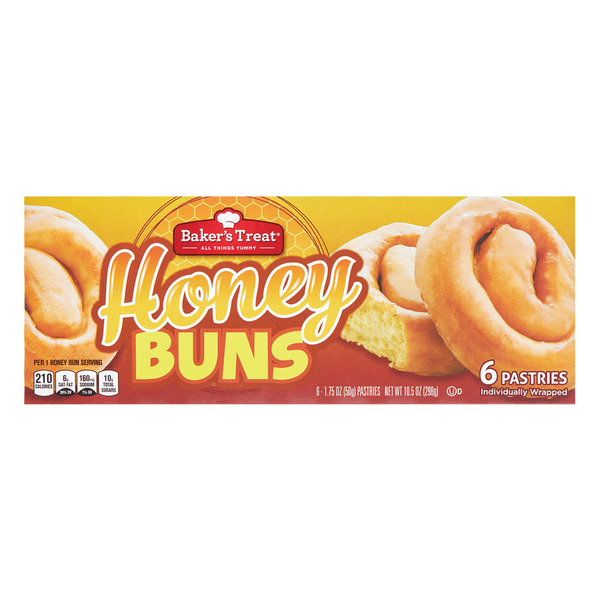 Baker's Treat Glazed Honey Buns Same-Day Delivery or Pickup | ALDI