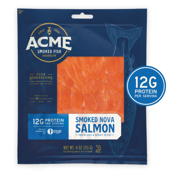 Acme Smoked Nova Salmon - 4oz packs