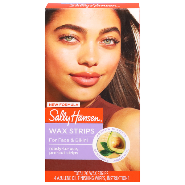 Sally Hansen Wax Strips for Face & Bikini Same-Day Delivery or