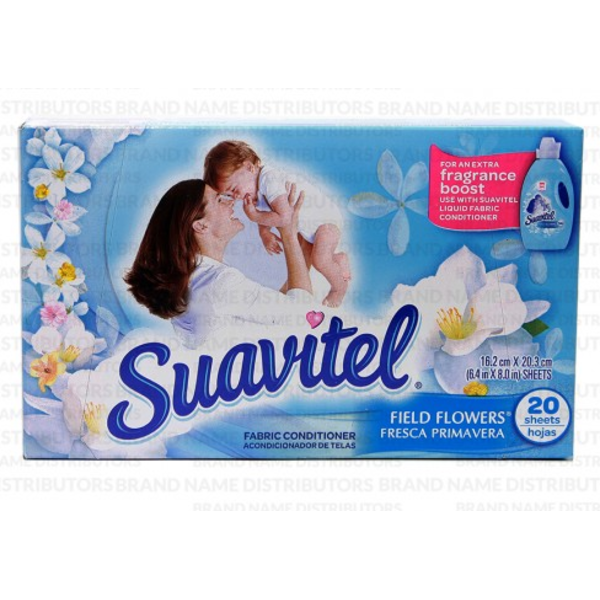 Suavitel - Field Flowers Dryer Sheets - 15/20 ct
