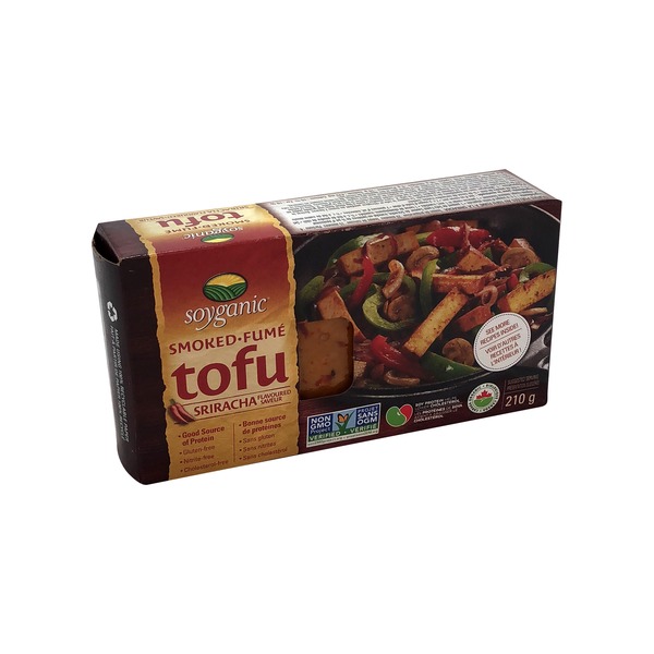 Soyganic Smoked Tofu Sriracha (210 g) Instacart