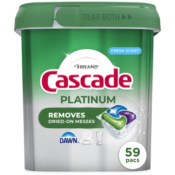 Cascade Platinum Dishwasher Pods, Fresh Same-Day Delivery or