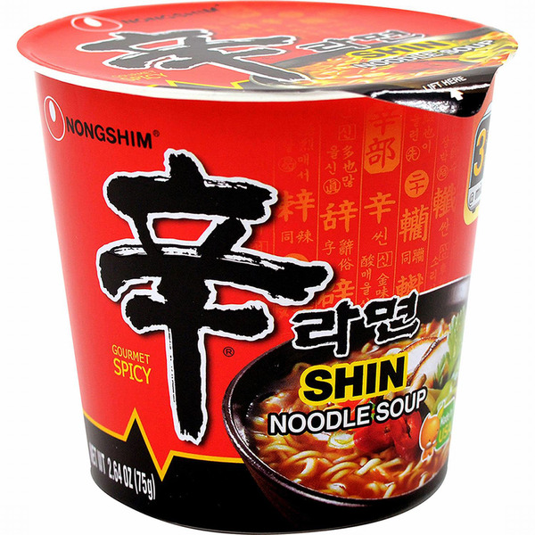 Nongshim Noodle Soup, Gourmet Spicy, Shin