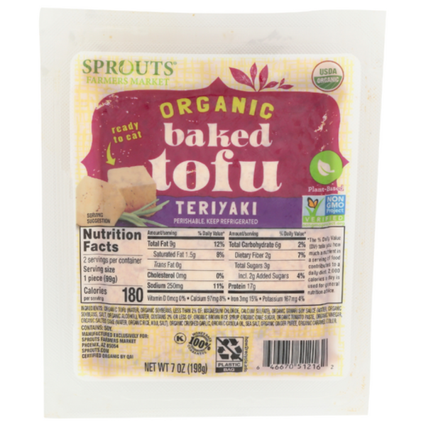 Sprouts Teriyaki Baked Tofu Same-Day Delivery or Pickup | Sprouts