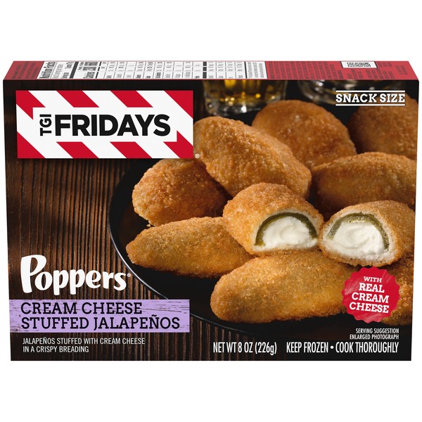 Tgif Cream Cheese Stuffed Jalapeno Poppers (8 oz) Instacart