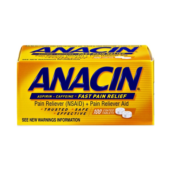 Anacin Aspirin Caffeine