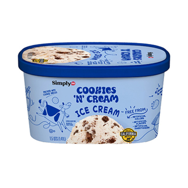 Simply Go Cookies 'N' Cream Ice Cream
