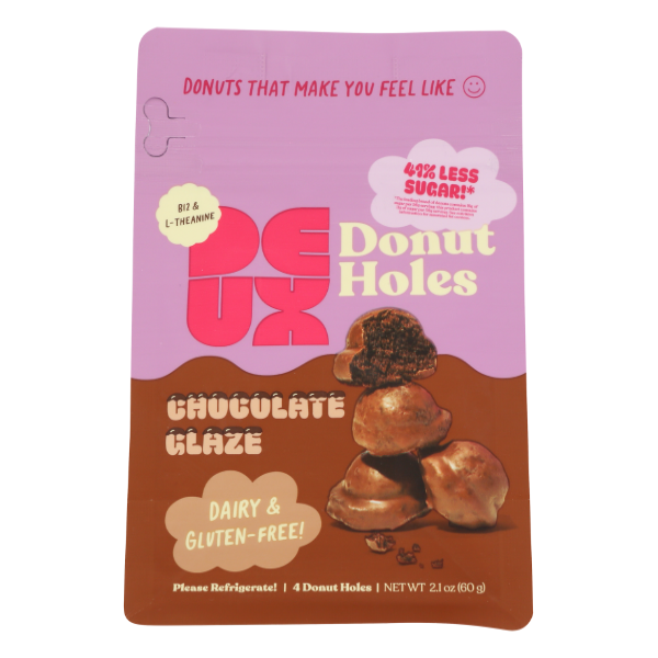 Deux Donut Holes Chocolate Glazed Same-Day Delivery or Pickup