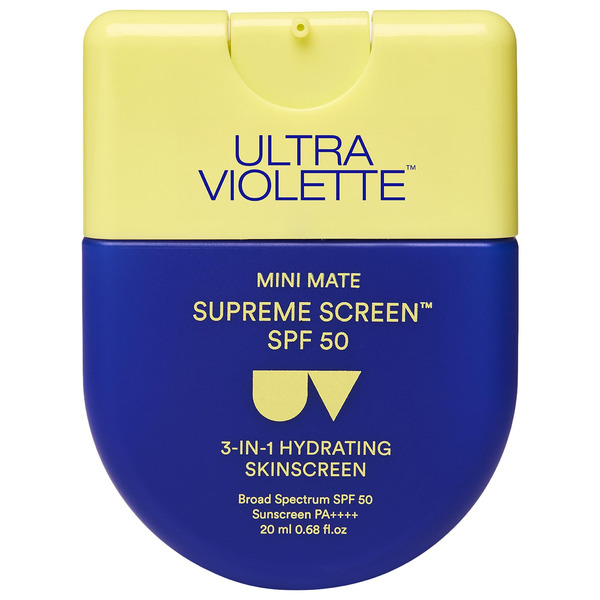 Ultra Violette Supreme Screen SPF 50 Mini Mate Facial Sunscreen Moisturizer & Primer