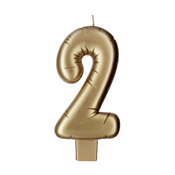 Makery Gold Number 2 Candle