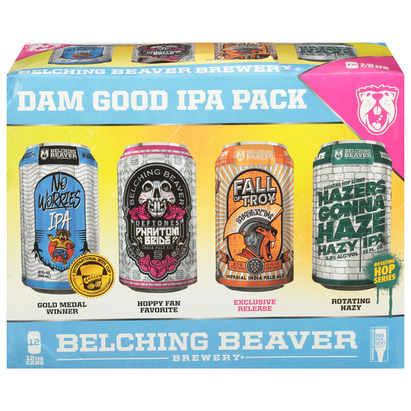 Belching Beaver Brewery Beer, Dam Good IPA Pack Same-Day Delivery