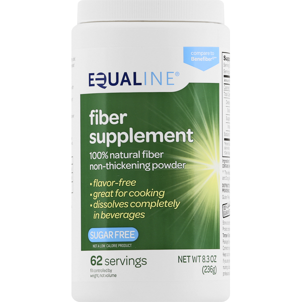 Equaline Fiber Supplement Powder, Sugar Free (8.3 oz) Instacart