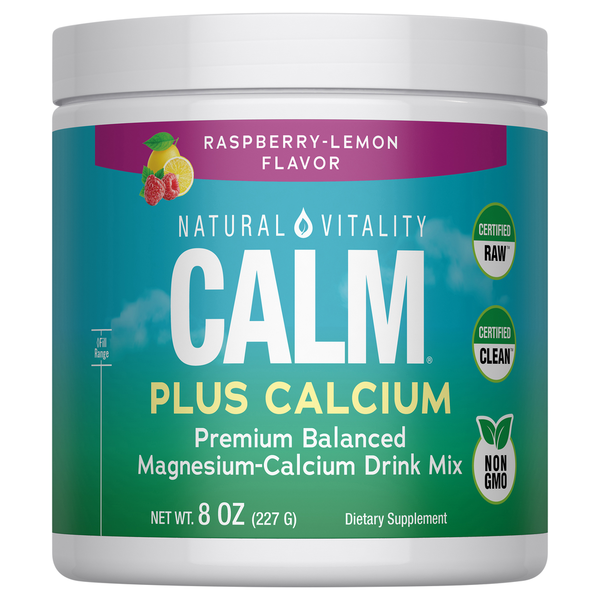 Natural Vitality Calm Plus Calcium Raspberry-Lemon Flavor Drink