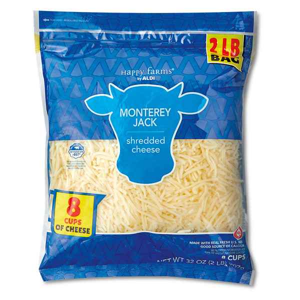 Happy Farms Shredded Monterey Jack Cheese