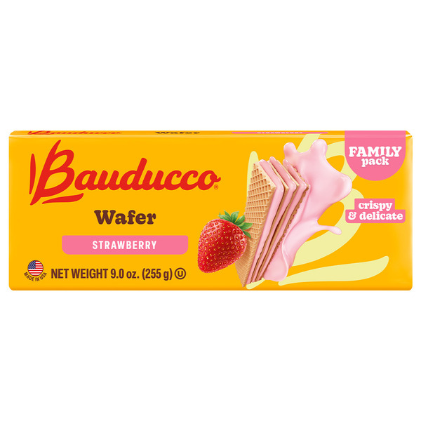 Bauducco Wafer, Strawberry
